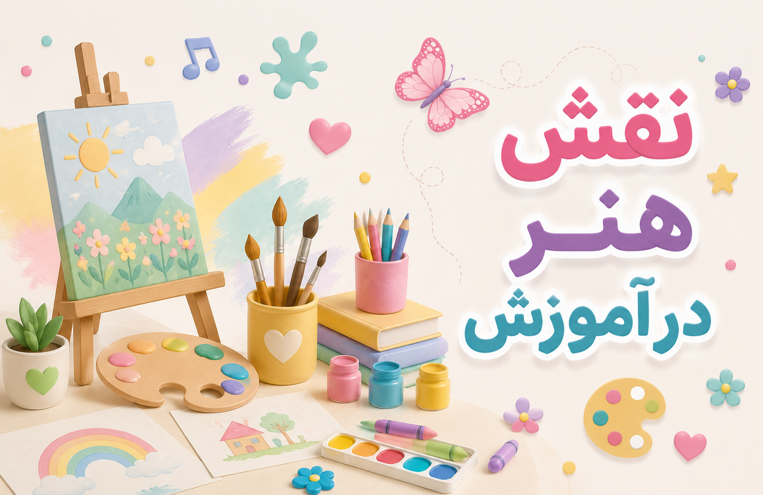 نقش هنر در آموزش: تأثیرات و فواید