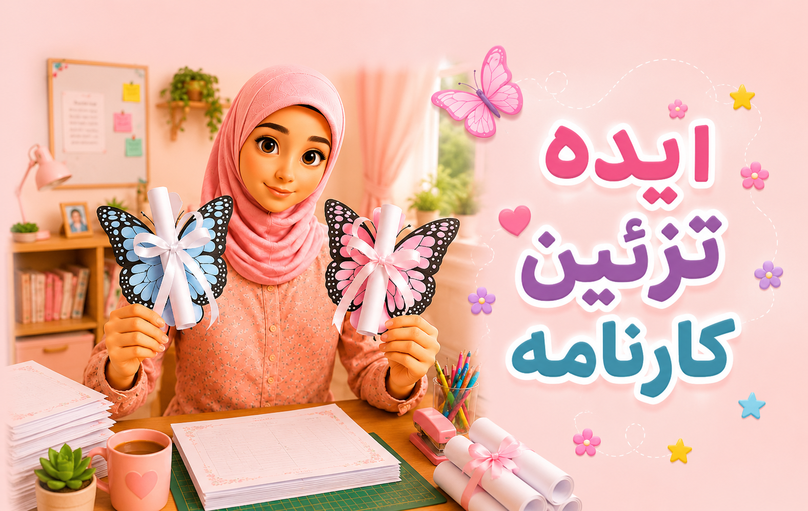 ایده تزئین کارنامه