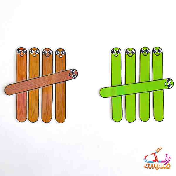 پک چوب خط لمینتی بسته ی 20 عددی